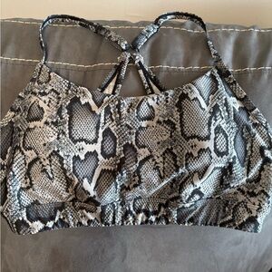 Reptile Patterned Sports Bra